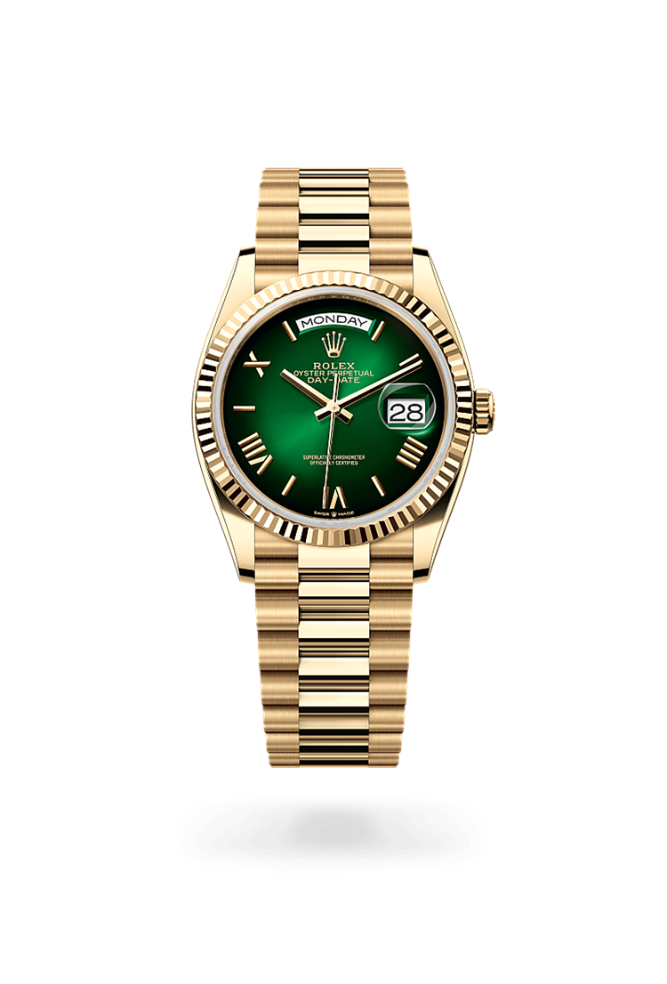 Day-Date 36, Oyster, 36 mm, yellow gold