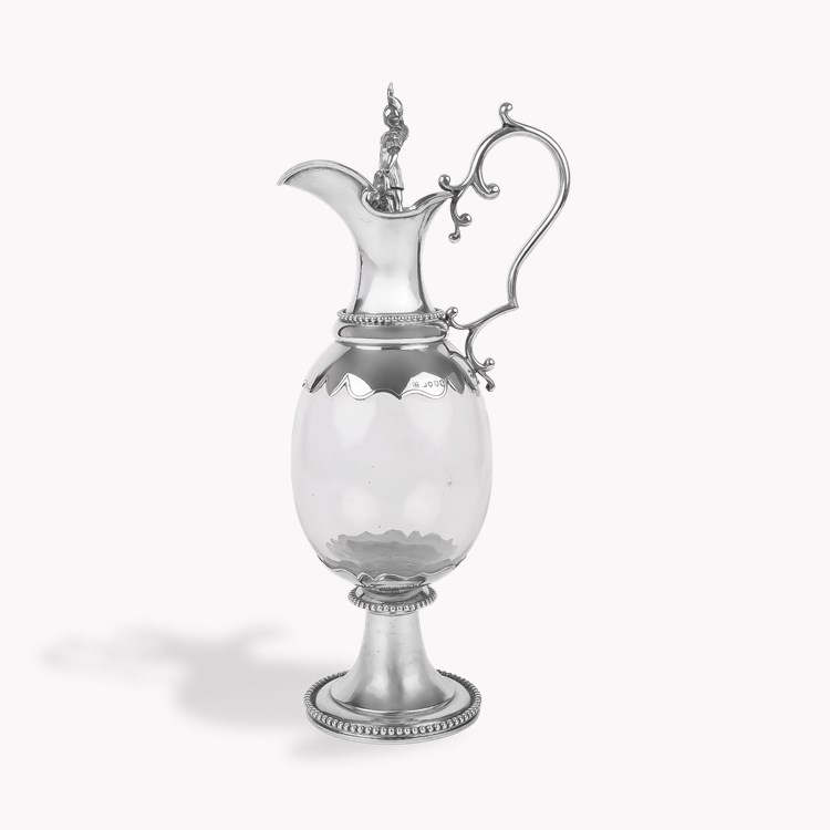 Silver Victorian Claret Jug Hallmarked London_2