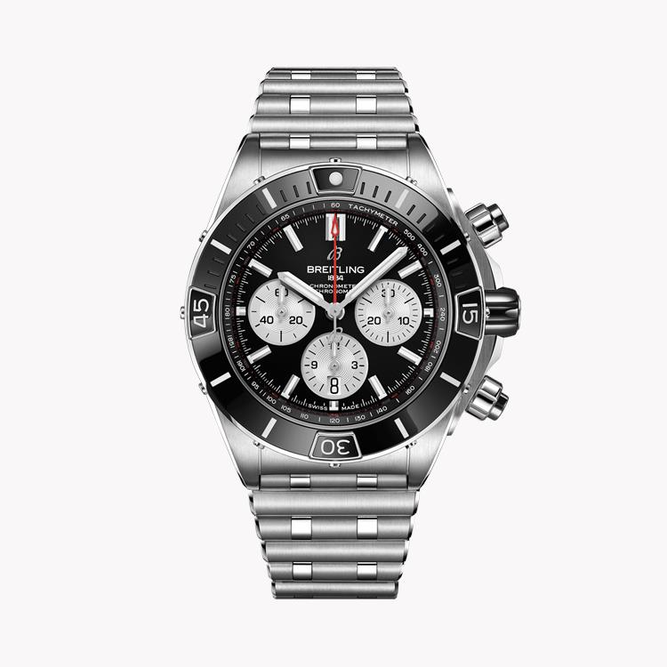 Breitling Super Chronomat B01 44 44mm, Black Dial, Baton Numerals_1