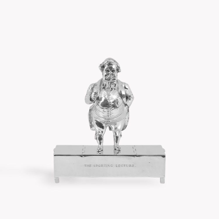 Victorian Silver 'Jorrocks' Condiment Stands Hallmarked London_6