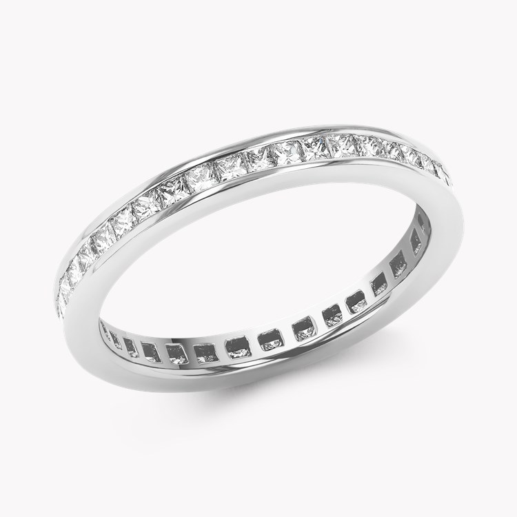 Princess Cut 0.94ct Diamond Full Eternity Ring Princess Cut, Channel Set_1