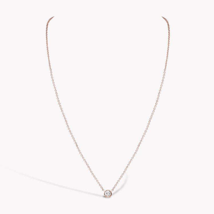 Brilliant Cut Diamond Pendant Brilliant Cut, Rubover Set_2