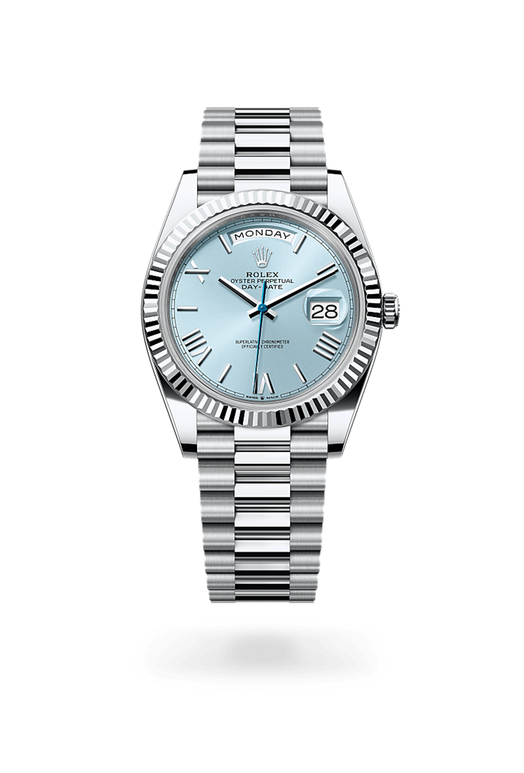 Day-Date 40, Oyster, 40 mm, platinum
