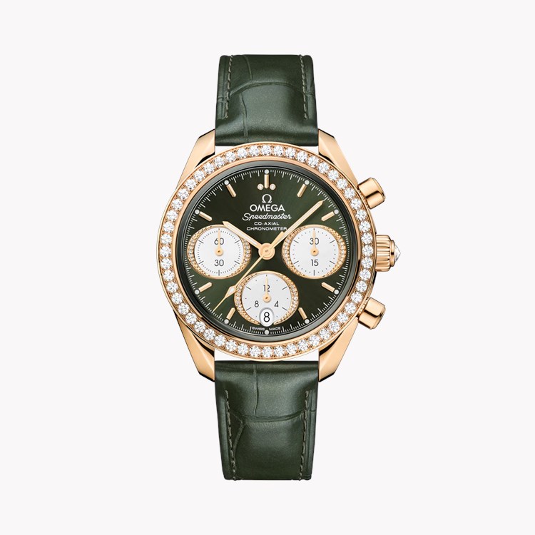 OMEGA Speedmaster 38 O32458385060001 Watch - 38mm, Green Dial  