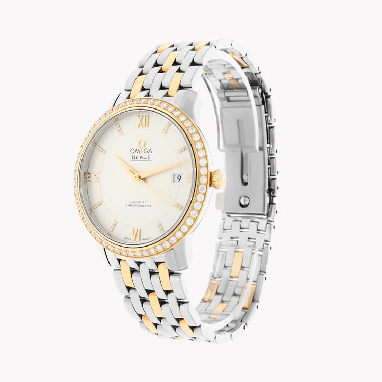 Pre-Owned OMEGA De Ville Prestige 36.4mm, Silver Dial, Diamond Numerals_2