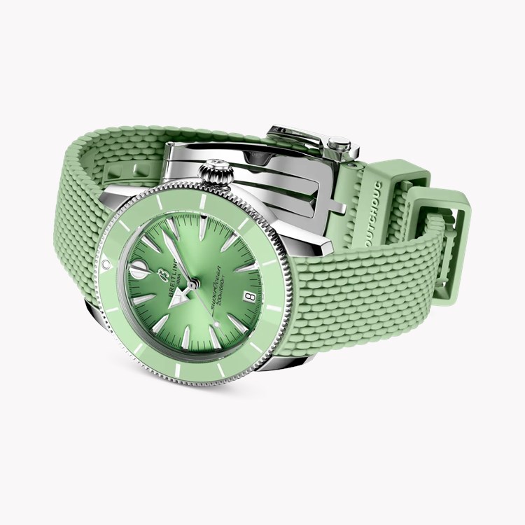 Breitling Superocean Automatic 36mm, Green Dial, Baton Numerals_3
