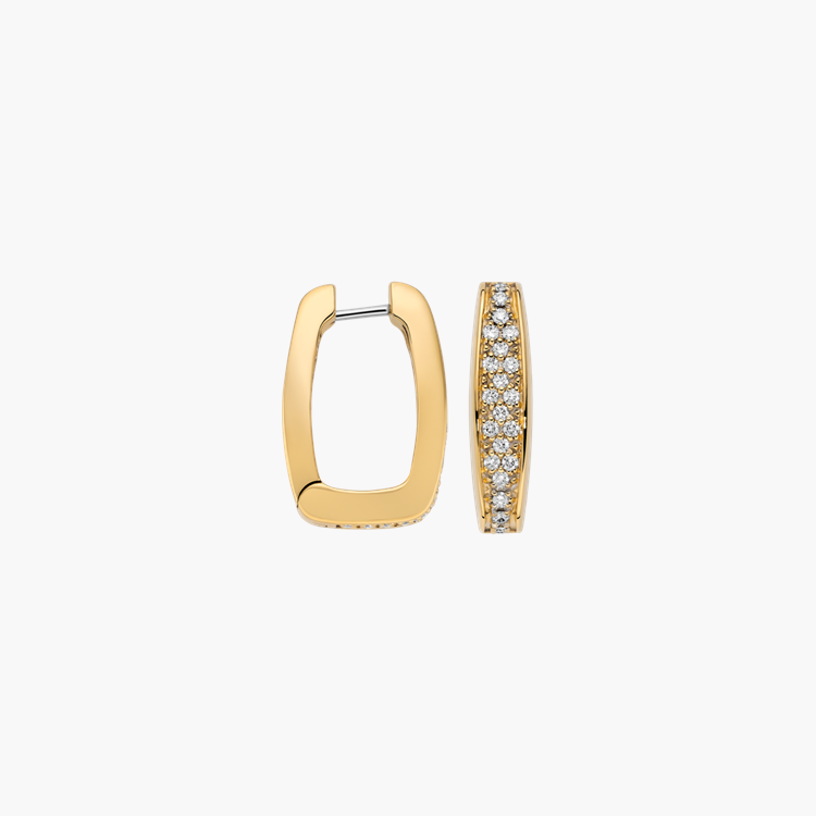 FOPE Eka Diamond Earrings Brilliant Cut, Pavé Set_3
