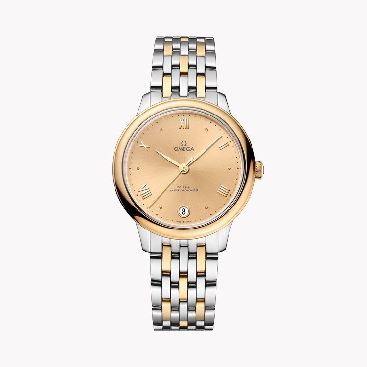 OMEGA De Ville Prestige O43420342008001 Watch - 34mm, Gold Roman 