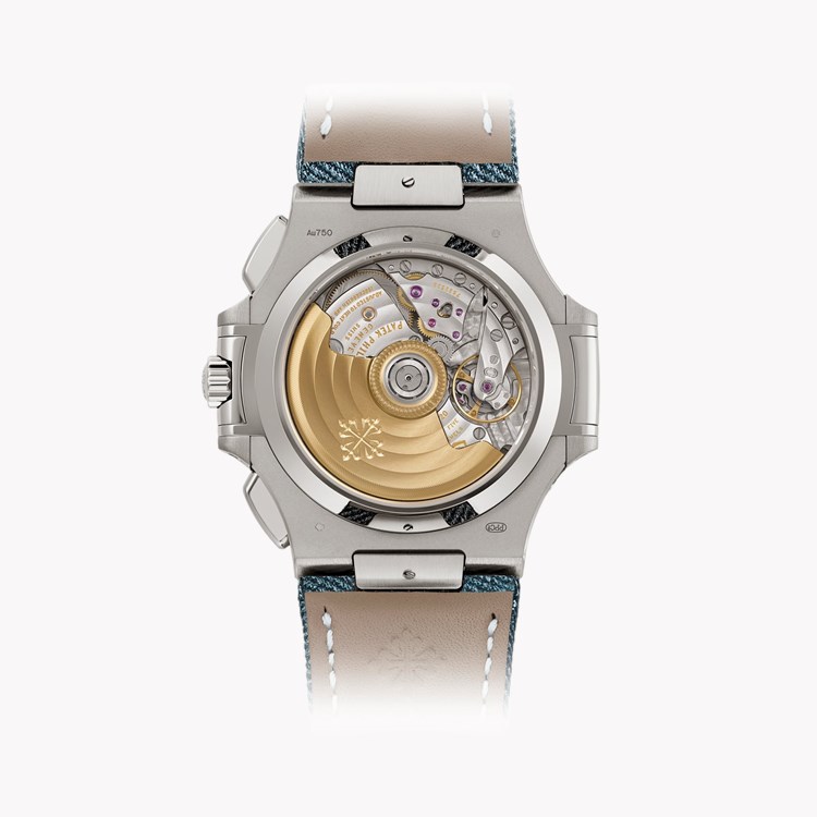 Patek Philippe Nautilus 40.5mm, Blue-Grey Dial, Baton Numerals_2