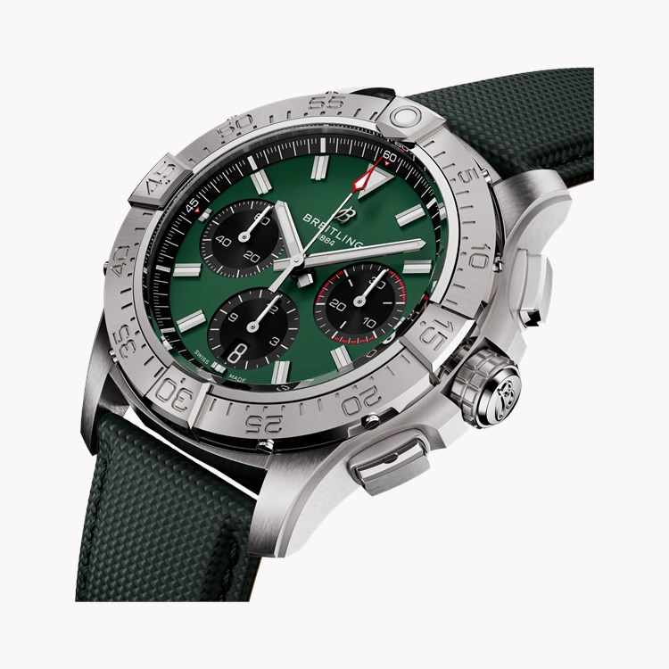 Breitling Avenger Chronograph 42 42mm, Green Dial, Baton Numeral_2