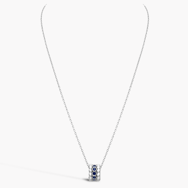 Bohemia Sapphire Set Hexagonal Pendant Brilliant Cut, Gain Set_2