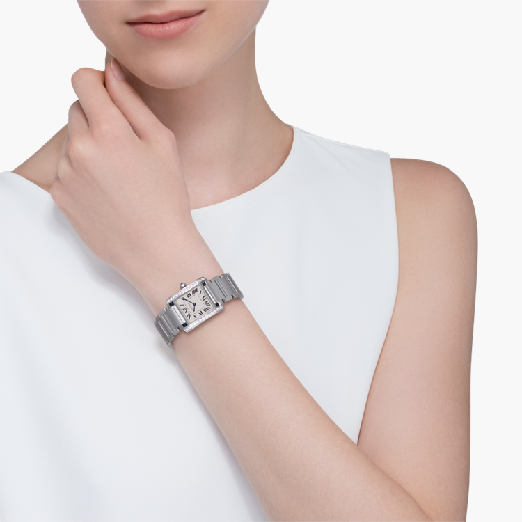 Cartier Tank Française 30.4mm, Silver Dial, Roman Numerals_3