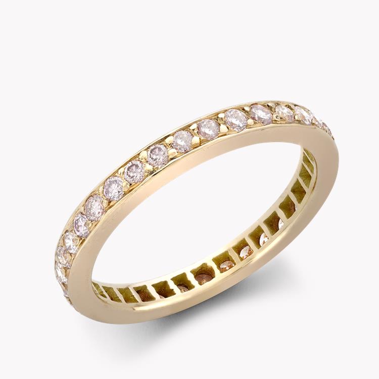 Graff Pink Diamond Full Eternity Ring  in 18ct Yellow Gold Brilliant Cut, Grain Set_1
