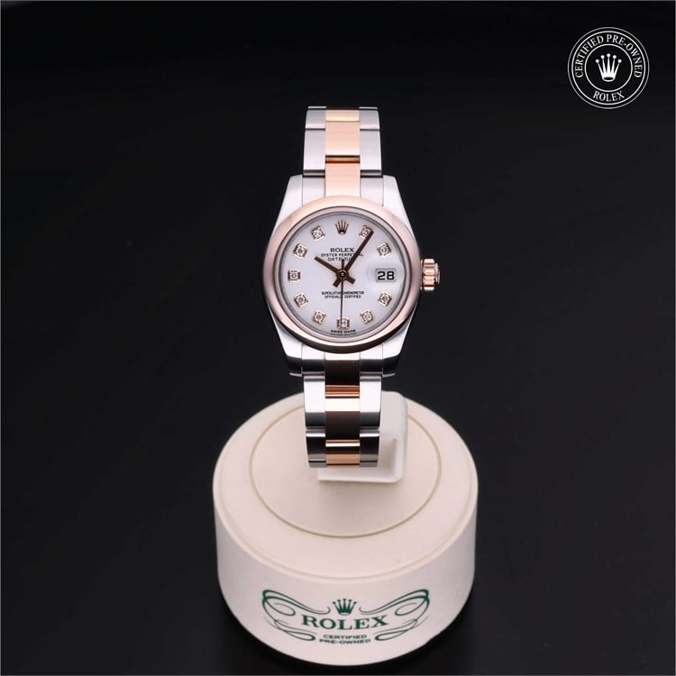 Lady-Datejust 26 2014, 26mm, Oystersteel and Everose gold