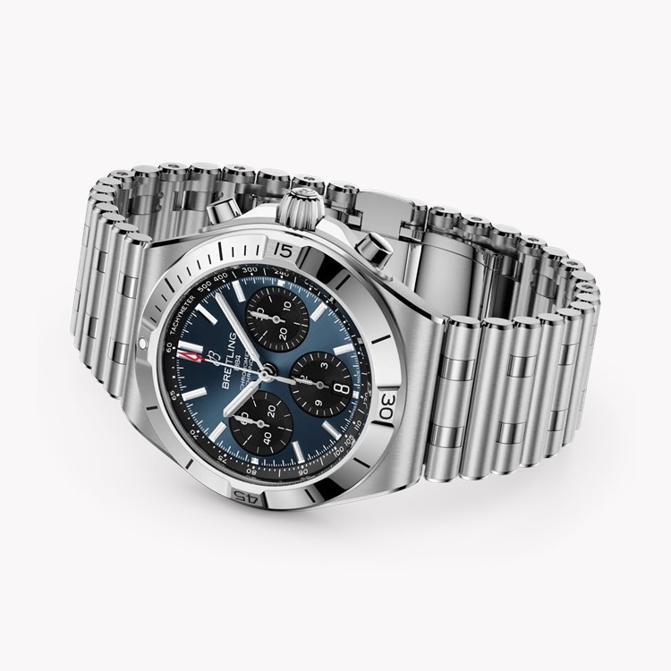 Breitling Chronomat B01 Chronograph 42 42mm, Blue Dial, Baton Numerals_3