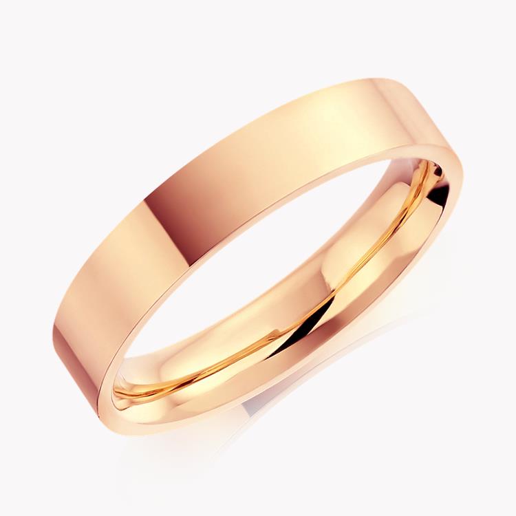 4mm Flat Court Wedding Ring _1