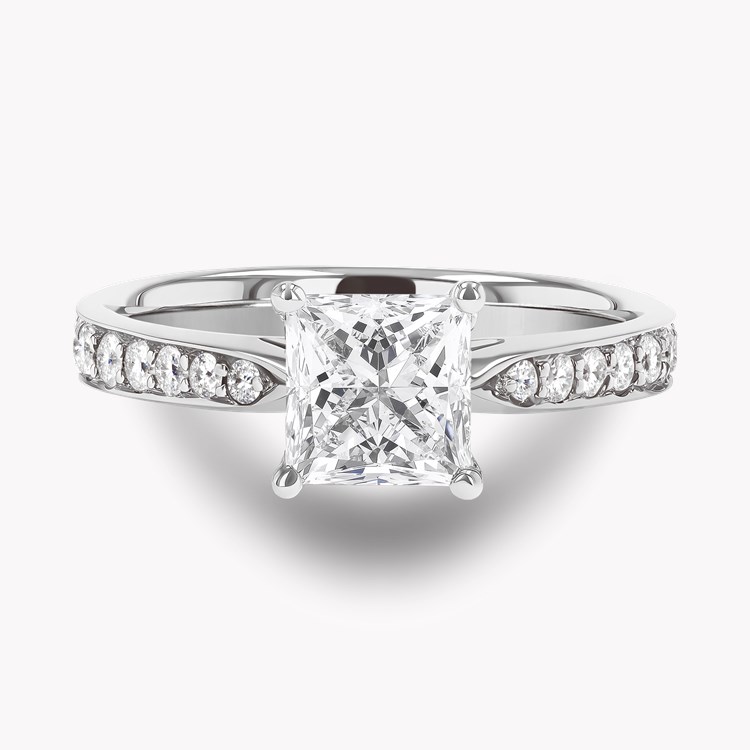 Duchess 0.22ct Princess Cut Diamond Ring Princess Cut, Claw Set_2