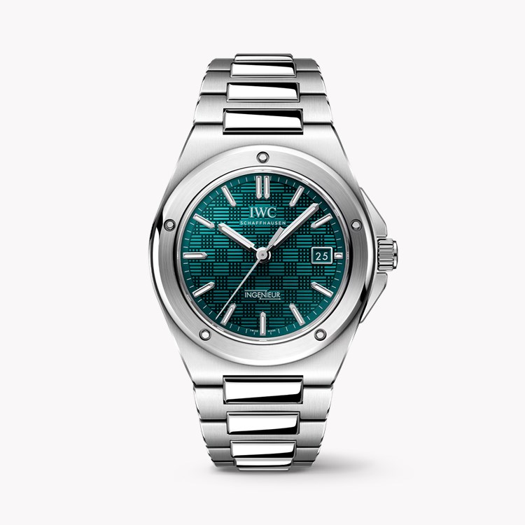 IWC Ingenieur Automatic 40 40mm, Aqua Dial, Baton Numerals_1