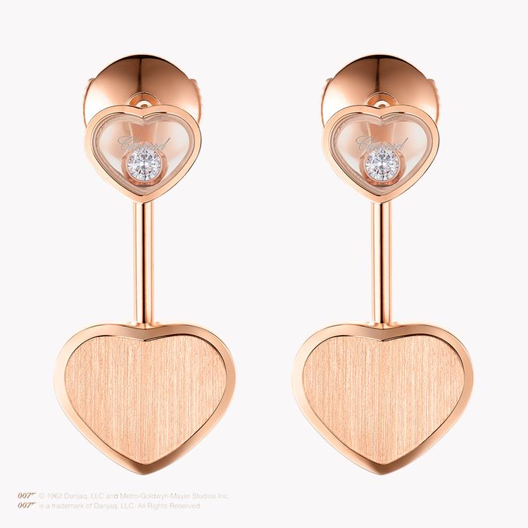 Chopard James Bond 007 Happy Hearts Earrings Brilliant Cut, Rubover Set_1