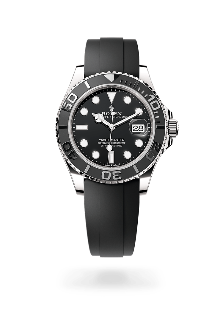 Yacht-Master 42, Oyster, 42 mm, white gold