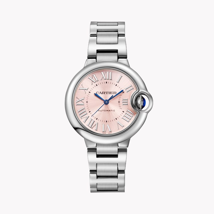 Cartier Ballon Bleu de Cartier 33mm,Pink Dial, Roman Numerals_1