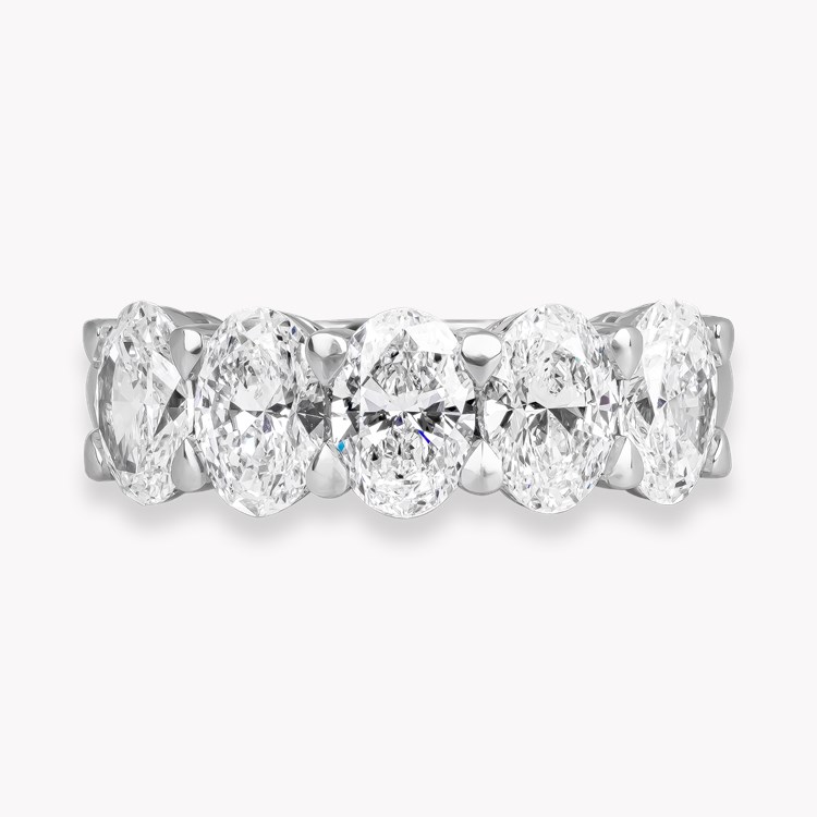 Five Stone Diamond Ring Oval Cut, Claw Set_2