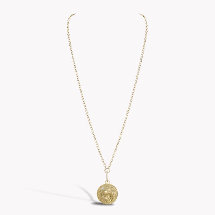 Leo Pendant Charm Brilliant cut, Claw set_3
