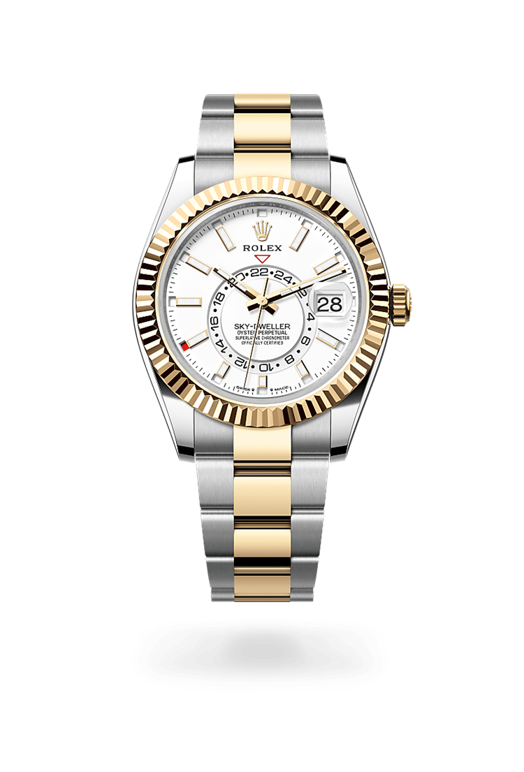 Sky-Dweller, Oyster, 42 mm, Oystersteel and yellow gold