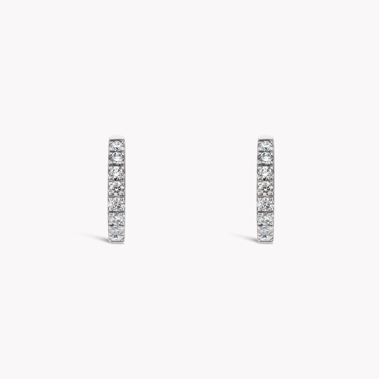 Brilliant Cut Diamond Hoop Earrings Brilliant cut, Claw set_2