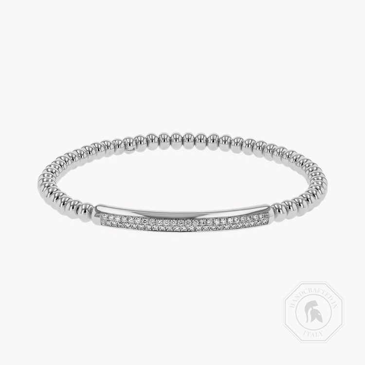 Bohemia 0.53ct Large Expandable Diamond Bracelet   in 18ct White Gold