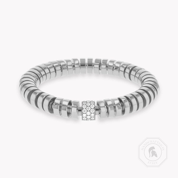Amalfi 1.042ct Diamond Large Angular Link Expandable Bangle