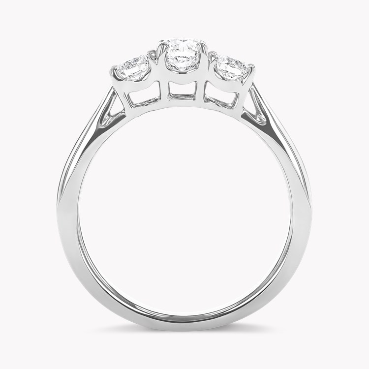 Trilogy 0.60ct Diamond Three Stone Ring Brilliant cut, Claw set_3