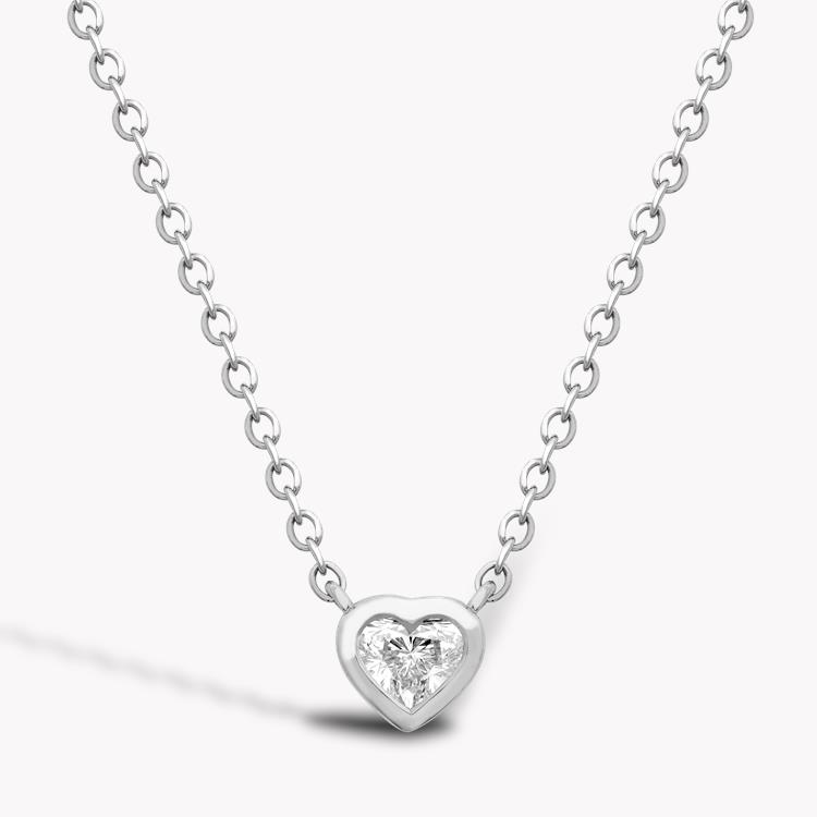Sundance Diamond Pendant Heartshaped, Rubover Set_1