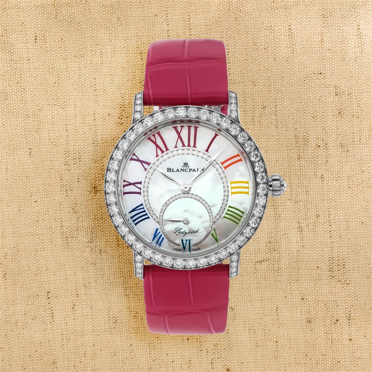Blancpain Ladybird Colors 34.9mm, Mother of Pearl Dial, Roman Numerals_1