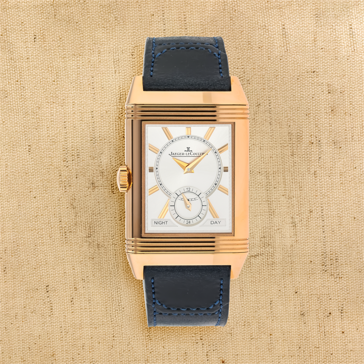 Jaeger-LeCoultre Reverso Tribute Small Seconds 28.3mm, Blue Dial, Baton Numeral_2