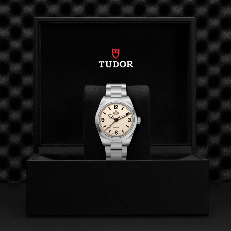 Tudor Heritage Ranger 39mm, Beige Dial, Arabic/Baton Numerals_4