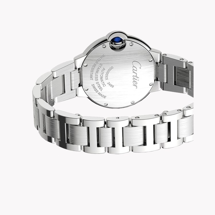 Cartier Ballon Bleu 33mm, Pink Dial, Roman Numerals_3