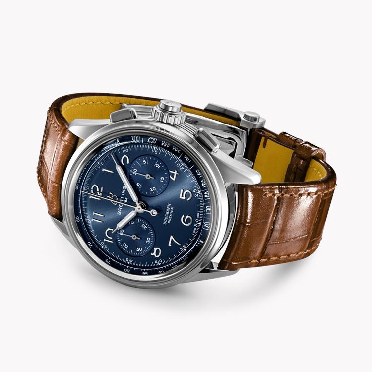 Breitling Premier B15 Duograph 42 42mm, Blue Dial, Arabic Numerals_3