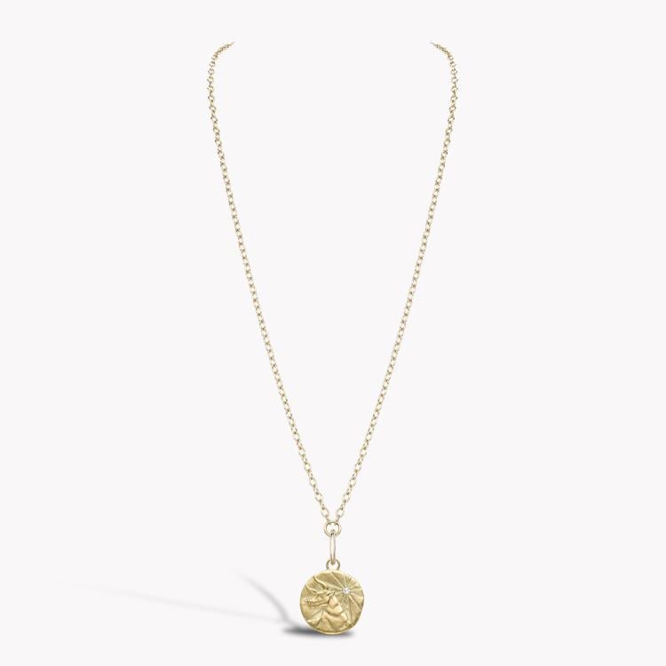 Taurus Pendant Charm Brilliant cut, Claw set_3