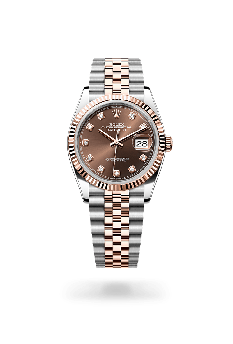 Datejust 36, Oyster, 36 mm, Oystersteel and Everose gold