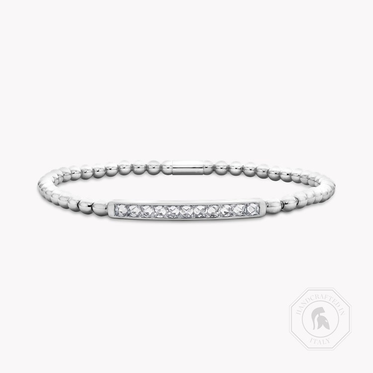 RockChic Diamond Expandable Bangle Princess Cut, Channel Set_1