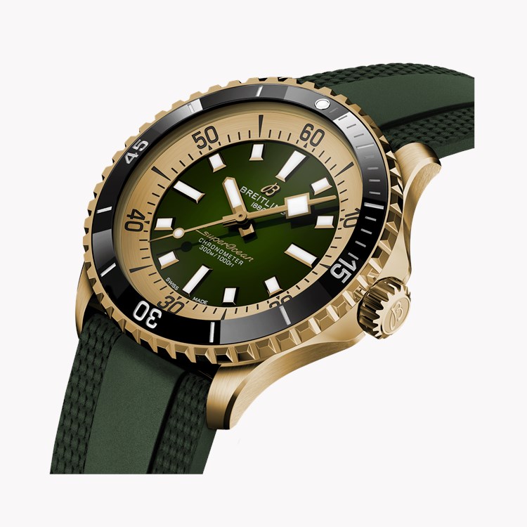 Breitling Superocean Automatic 42 Bronze 42mm, Green Dial, Arabic & Baton Numerals_3