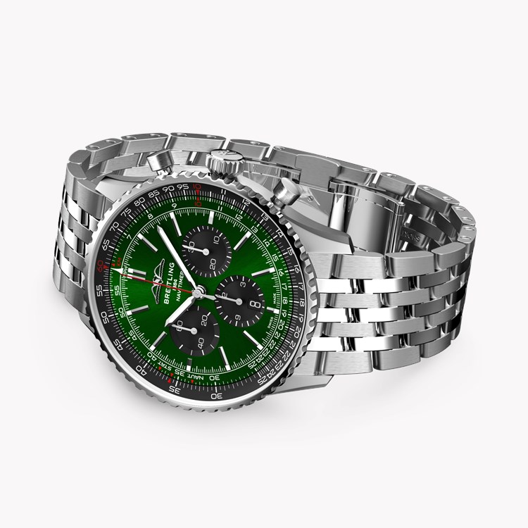 Breitling Navitimer B01 Chronograph 46 46mm, Dark Green Dial, Baton Numerals_4