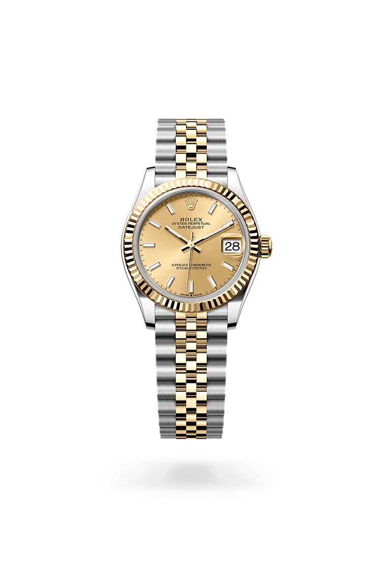 Datejust 31, Oyster, 31 mm, Oystersteel and yellow gold
