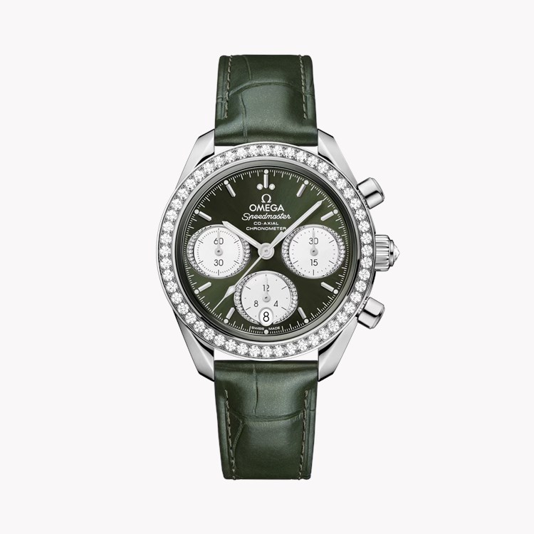 OMEGA Speedmaster 38 O32418385060001 Watch - 38mm, Green Dial 