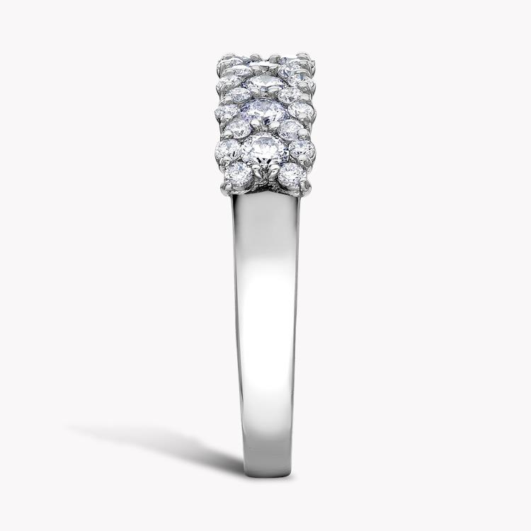 Brilliant Cut Diamond Half Eternity Ring Brilliant cut, Claw set_4