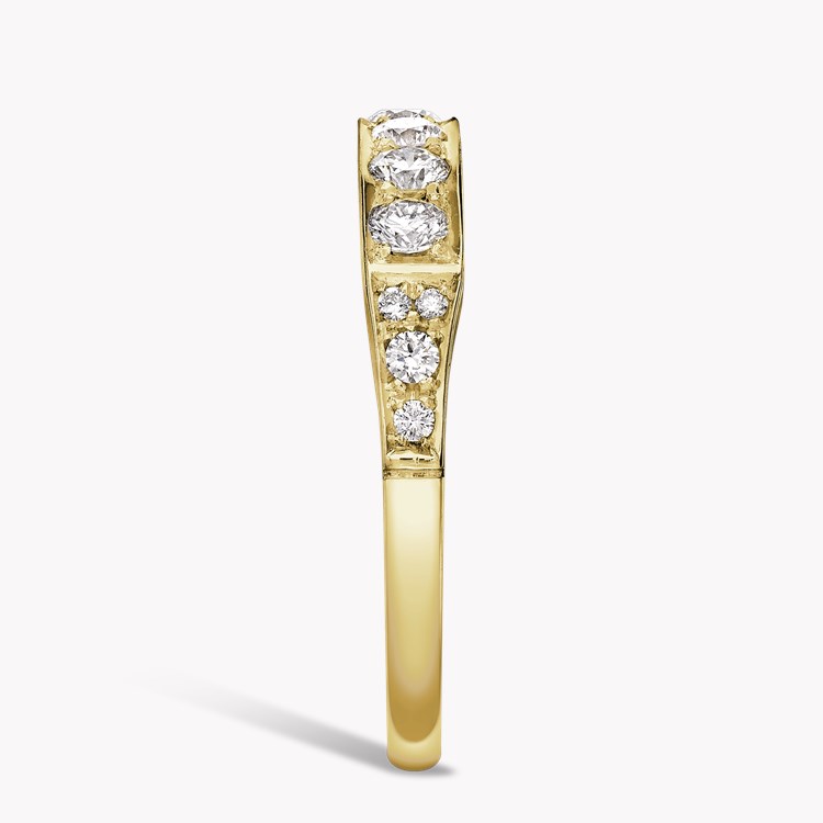 Antrobus 0.52ct Diamond Half Eternity Ring Brilliant Cut, Grain Set_4