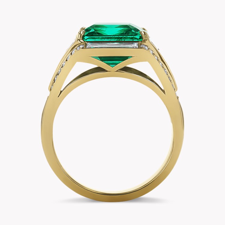 Masterpiece Astoria 4.006ct Muzo Emerald and Diamond Ring Octagonal, Baguette & Brilliant Cut, Claw & Channel Set_3