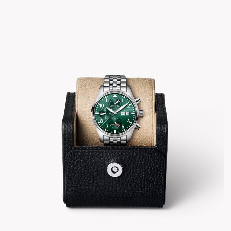 IWC Pilot's Chronograph 41 41mm, Green Dial, Arabic Numerals_6