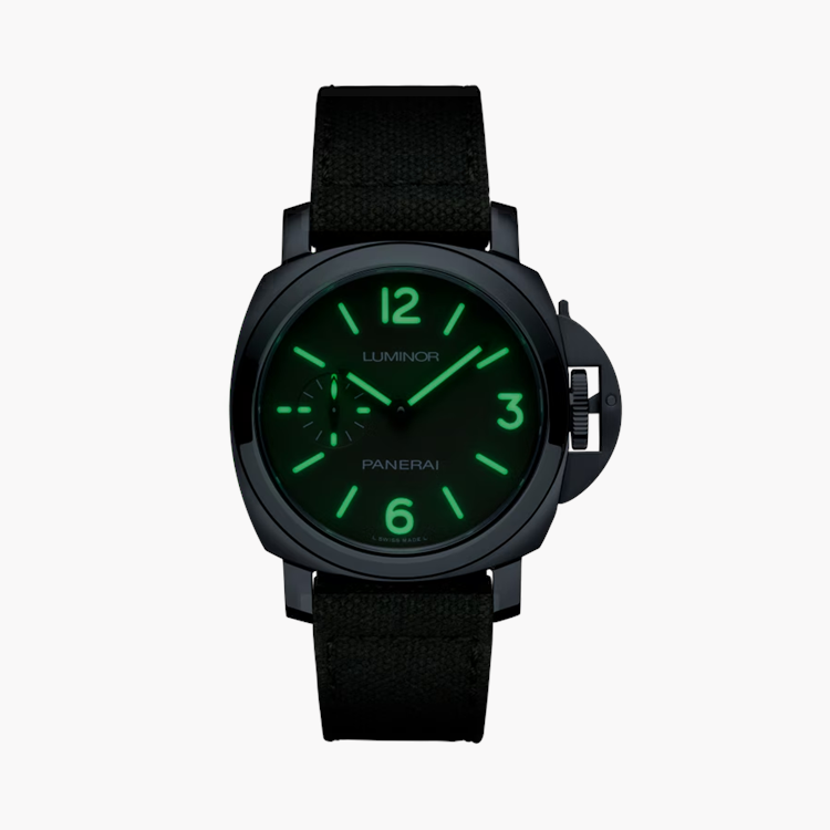 Panerai Luminor Marina 42mm, Green Dial, Arabic/Baton Numerals_3